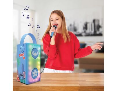 Lexibook Bluetooth reproduktor Stitch s mikrofonem a světelnými efekty