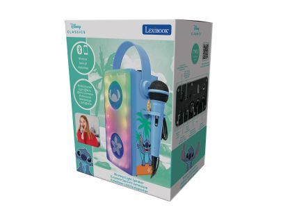 Lexibook Bluetooth reproduktor Stitch s mikrofonem a světelnými efekty