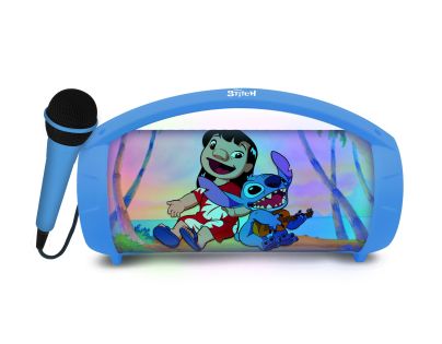 Lexibook Bluetooth reproduktor Stitch s mikrofonem svítící