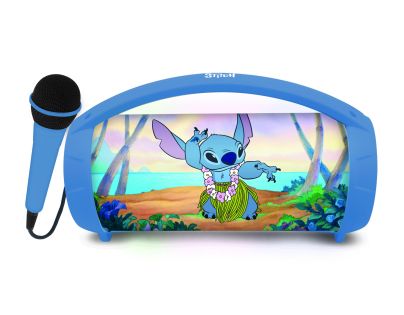 Lexibook Bluetooth reproduktor Stitch s mikrofonem svítící