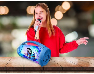 Lexibook Bluetooth reproduktor Stitch s mikrofonem svítící