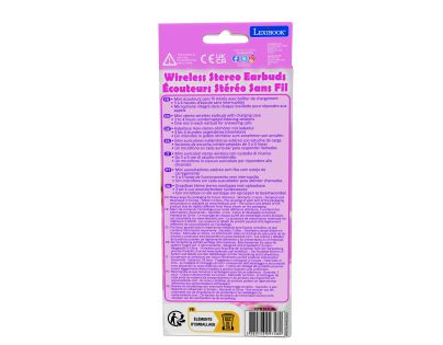 Lexibook Bluetooth sluchátka do uší Jednorožec s vestavěným mikrofonem