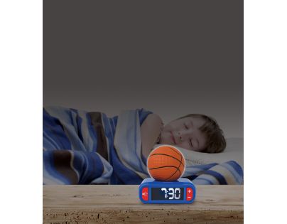 Lexibook Budík Basketbal se svítícím míčem