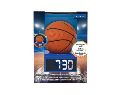 Lexibook Budík Basketbal se svítícím míčem