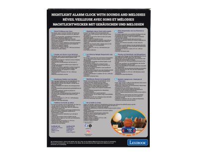 Lexibook Budík Basketbal se svítícím míčem