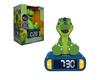 Lexibook Budík Dinosaurus se svítící figurkou