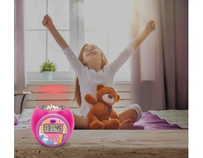 Lexibook Budík Disney princezny se stropním projektorem