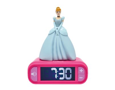 Lexibook Budík Disney princezny se svítící figurkou