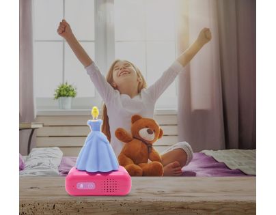 Lexibook Budík Disney princezny se svítící figurkou