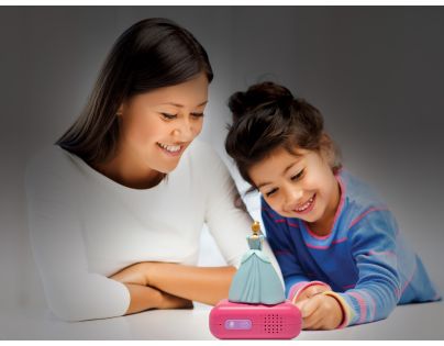 Lexibook Budík Disney princezny se svítící figurkou