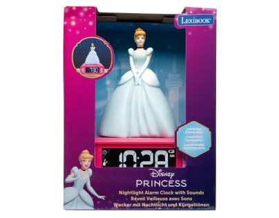 Lexibook Budík Disney princezny se svítící figurkou