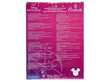 Lexibook Budík Disney princezny se svítící figurkou