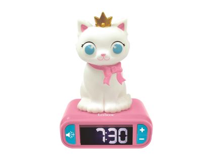 Lexibook Budík Kočička se svítící figurkou