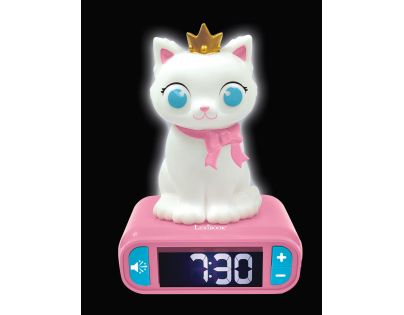Lexibook Budík Kočička se svítící figurkou