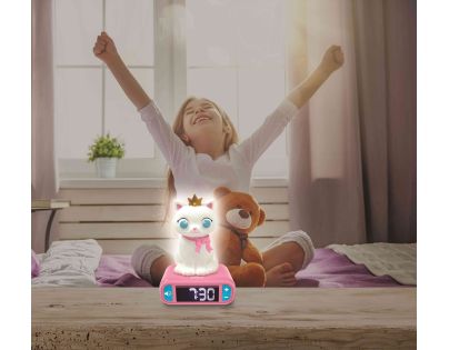 Lexibook Budík Kočička se svítící figurkou