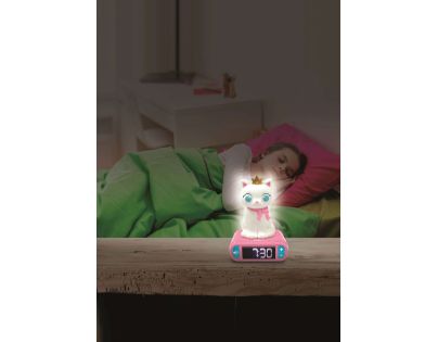 Lexibook Budík Kočička se svítící figurkou