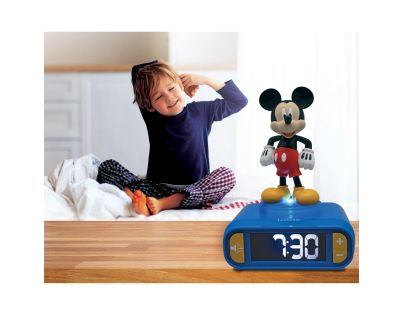 Lexibook Budík Mickey se svítící figurkou