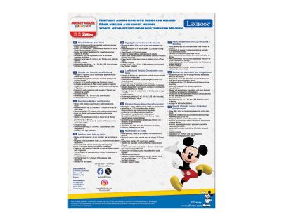 Lexibook Budík Mickey se svítící figurkou