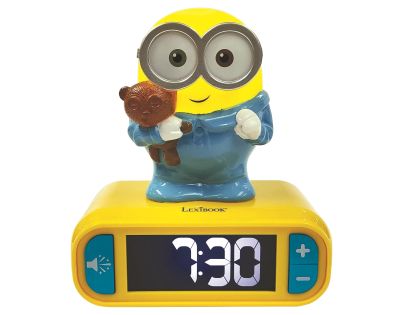 Lexibook Budík Mimoni se svítící figurkou