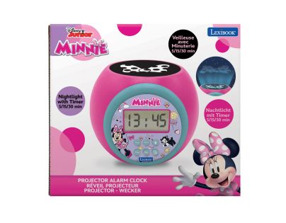Lexibook Budík Minnie se stropním projektorem