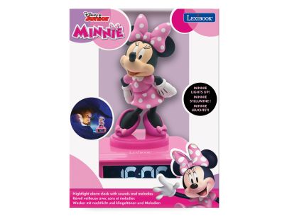 Lexibook Budík Minnie se svítící figurkou