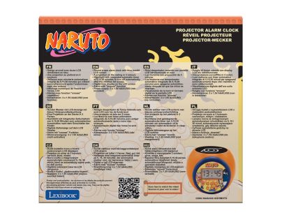 Lexibook Budík Naruto se stropním projektorem