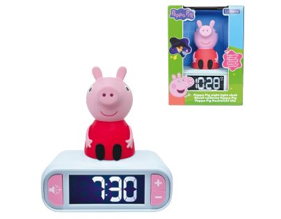 Lexibook Budík Prasátko Peppa se svítící figurkou