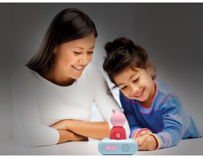 Lexibook Budík Prasátko Peppa se svítící figurkou