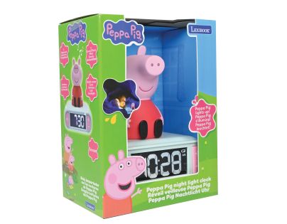 Lexibook Budík Prasátko Peppa se svítící figurkou