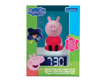 Lexibook Budík Prasátko Peppa se svítící figurkou
