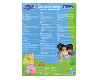 Lexibook Budík Prasátko Peppa se svítící figurkou