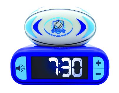 Lexibook Budík rugby se svítícím míčem