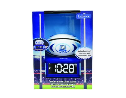 Lexibook Budík rugby se svítícím míčem