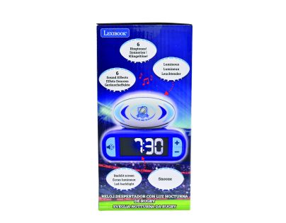 Lexibook Budík rugby se svítícím míčem