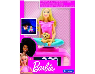 Lexibook Budík s nočním 3D světlem Barbie