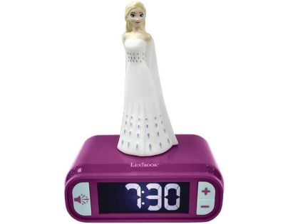 Lexibook Budík s nočním 3D světlem Ledové království Elsa - Poškozený obal
