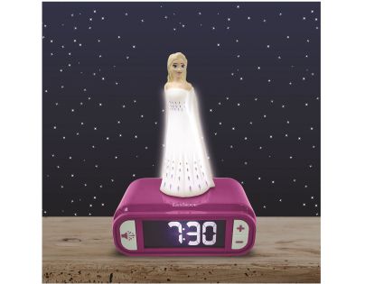 Lexibook Budík s nočním 3D světlem Ledové království Elsa