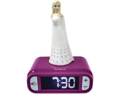 Lexibook Budík s nočním 3D světlem Ledové království Elsa