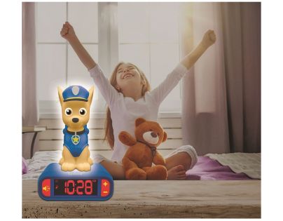 Lexibook Budík s nočním 3D světlem Tlapková patrola Chase