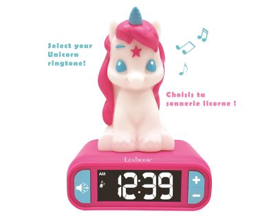 Lexibook Budík se svítící figurkou Jednorožec