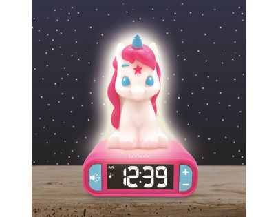 Lexibook Budík se svítící figurkou Jednorožec
