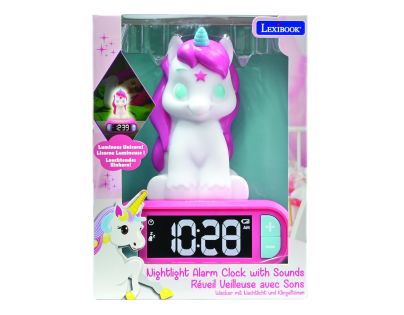 Lexibook Budík se svítící figurkou Jednorožec