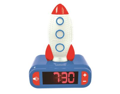 Lexibook Budík se svítící raketou