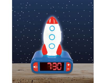 Lexibook Budík se svítící raketou