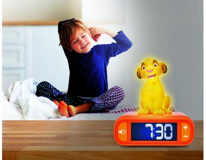 Lexibook Budík Simba se svítící figurkou