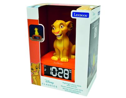 Lexibook Budík Simba se svítící figurkou