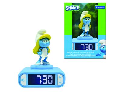Lexibook Budík Šmoulové se svítící figurkou