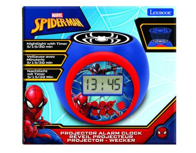 Lexibook Budík Spiderman se stropním projektorem