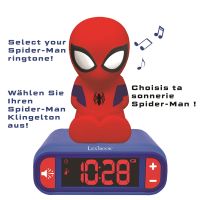 Lexibook Budík Spiderman se svítící figurkou 2