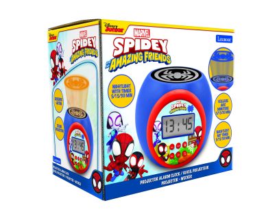Lexibook Budík Spidey se stropním projektorem